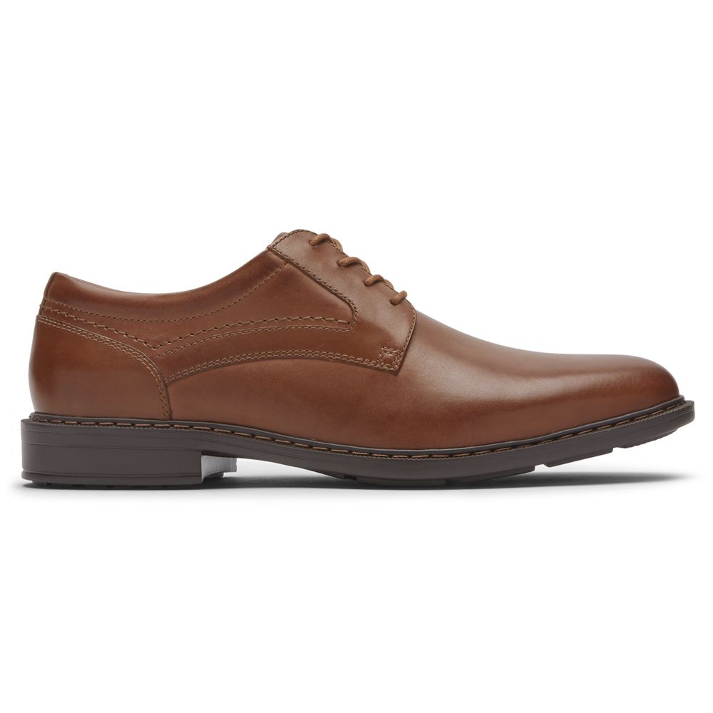 Sapatos Oxford Homem Rockport Parsons Plain Toe Marrom,Portugal CEYUB-5690